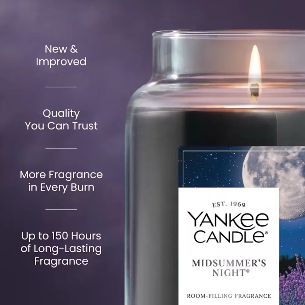 NWT Yankee Candle Midsummer’s Night Candle
